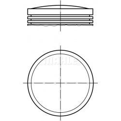 stūmoklis
                                MAHLE                                                012 25 03, MAHLE, 0122503, au