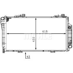 Aušinimo radiatorius
                                MAHLE                                                CR 231 000S, MAHLE