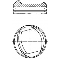 stūmoklis
                                MAHLE                                                013 38 12, MAHLE, 0133812, au
