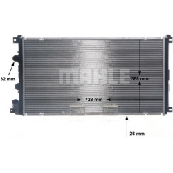 Aušinimo radiatorius
                                MAHLE                                CR 13 000S, MAHLE, CR 13 000S, aut