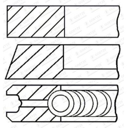 Stūmoklio žiedų komplektas
                                GOETZE ENGINE                                                08