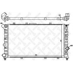 Aušinimo radiatorius
                                STELLOX                                10-25488-SX, STELLOX, 10-25488-S