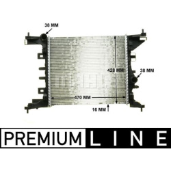 Aušinimo radiatorius
                                MAHLE                                                CR 1187 000P, MAHL