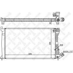 Aušinimo radiatorius
STELLOX 10-25276-SX, STE