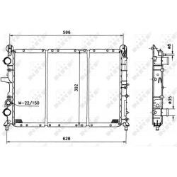 Aušinimo radiatorius
                                NRF                                                58123, NRF, 58123, a