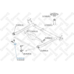 stabilizatoriaus įvorė
                                STELLOX                                                79-00245-SX, 