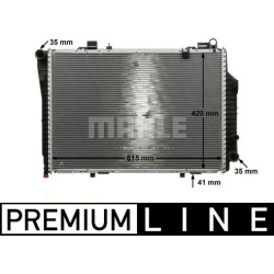 Aušinimo radiatorius
MAHLE CR 249 000P, MAHLE