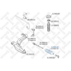 vairo kolonėlės apsauga
                                STELLOX                                14-74026-SX, STELLOX, 14-740