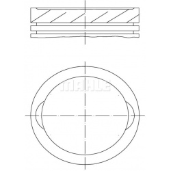 stūmoklis
                                MAHLE                                038 13 01, MAHLE, 0381301, auto detalė