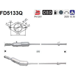 DPF, kietųjų dalelių filtras
FD5133Q, AS, FD5133Q, auto detalė