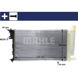 Aušinimo radiatorius
                                MAHLE                                                CR 497 000S, MAHLE