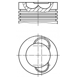 stūmoklis
MAHLE 209 52 20, MAHLE, 2095220, au