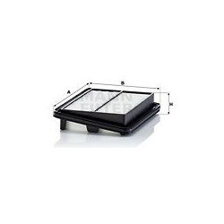 oro filtras
                                MANN-FILTER                                C 22 060, MANN-FILTER, C22060, auto de