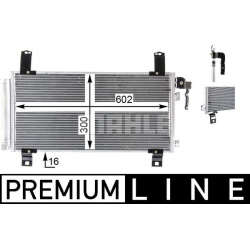kondensatorius, oro kondicionierius BEHR *** PREMIUM LINE ***
                                MAHLE                          