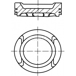 stūmoklis
                                MAHLE                                                021 PI 00116 000, MAHLE, 021P