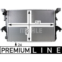 Aušinimo radiatorius
                                MAHLE                                                CR 805 000P, MAHLE