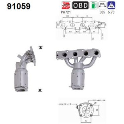 katalizatoriaus keitiklis
                                AS                                91059, AS, 91059, auto detalė