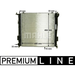 Aušinimo radiatorius
                                MAHLE                                                CR 1320 000P, MAHL