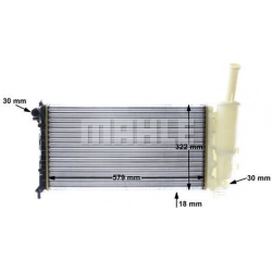 Aušinimo radiatorius
                                MAHLE                                CR 1745 000S, MAHLE, CR1745000S, a