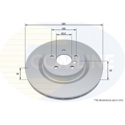 stabdžių diskas (1vnt) COATED
                                COMLINE                                                ADC406