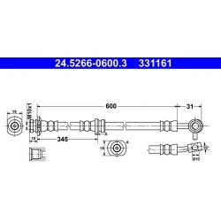stabdžių žarnelė
                                ATE                                                24.5266-0600.3, ATE, 