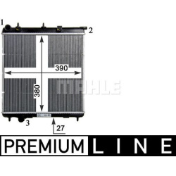 Aušinimo radiatorius
                                MAHLE                                                CR 1113 000P, MAHL