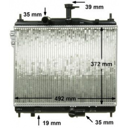 Aušinimo radiatorius
                                MAHLE                                CR 1117 000P, MAHLE, CR1117000P, a