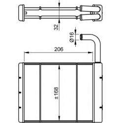 šilumokaitis, salono šildymas
NRF 54262, NRF