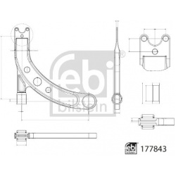 pakabos svirtis
                                FEBI BILSTEIN                                177843, FEBI BILSTEIN, 177843, a