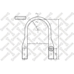 lingės spaustukas
                                STELLOX                                                84-54128-SX, STELLO