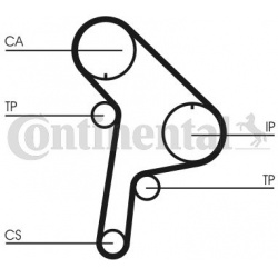 paskirstymo diržas
                                CONTITECH                                CT951, CONTITECH, CT951, auto de