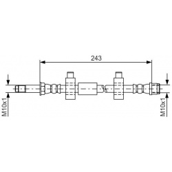 stabdžių žarnelė
                                BOSCH                                                1 987 476 320, BOSC