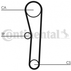 paskirstymo diržas
                                CONTITECH                                CT1008, CONTITECH, CT1008, auto 