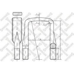 lingės spaustukas
                                STELLOX                                                84-64213-SX, STELLO
