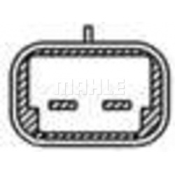 ventiliatorius, radiatoriaus BEHR
                                MAHLE                                CFF 384 000S, MAHLE, C