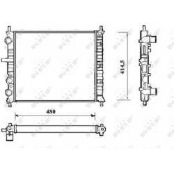 Aušinimo radiatorius
                                NRF                                                58191, NRF, 58191, a