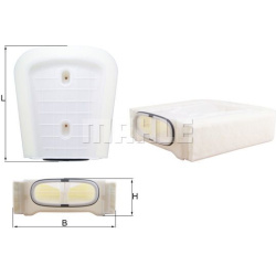 oro filtras
                                KNECHT                                                LX 3295/8, KNECHT, LX32958,
