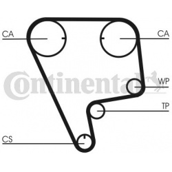 paskirstymo diržas
                                CONTITECH                                CT773, CONTITECH, CT773, auto de
