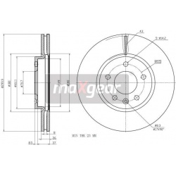 stabdžių diskas (1vnt)
                                MAXGEAR                                19-2332, MAXGEAR, 19-2332, au