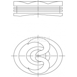 stūmoklis
MAHLE 049 27 00, MAHLE, 0492700, au