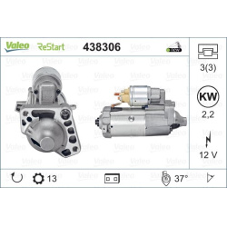 Starteris
                                VALEO                                                438306, VALEO, 438306, auto de