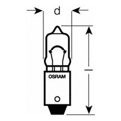 Osram lemputė H10W 12V BA9S UNV1
                                OSRAM                                                64113,