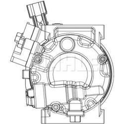 kompresorius, oro kondicionierius BEHR *** PREMIUM LINE ***
                                MAHLE                            