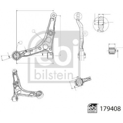 pakabos svirtis
                                FEBI BILSTEIN                                179408, FEBI BILSTEIN, 179408, a