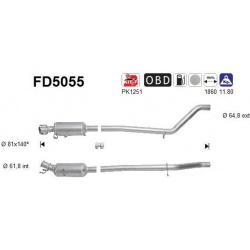 DPF, kietųjų dalelių filtras
                                FD5055, AS, FD5055, auto detalė
