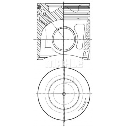 stūmoklis
                                MAHLE                                                007 PI 00150 000, MAHLE, 007P