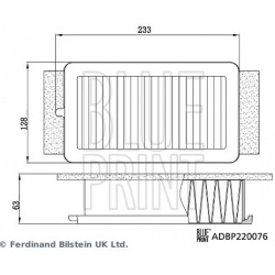 oro filtras
BLUE PRINT ADBP220076, BLUE PRINT,