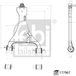 pakabos svirtis
                                FEBI BILSTEIN                                                177967, FEBI BIL