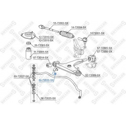 stabilizatoriaus įvorė
                                STELLOX                                89-72026-SX, STELLOX, 89-7202