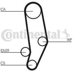 paskirstymo diržas
                                CONTITECH                                CT704, CONTITECH, CT704, auto de